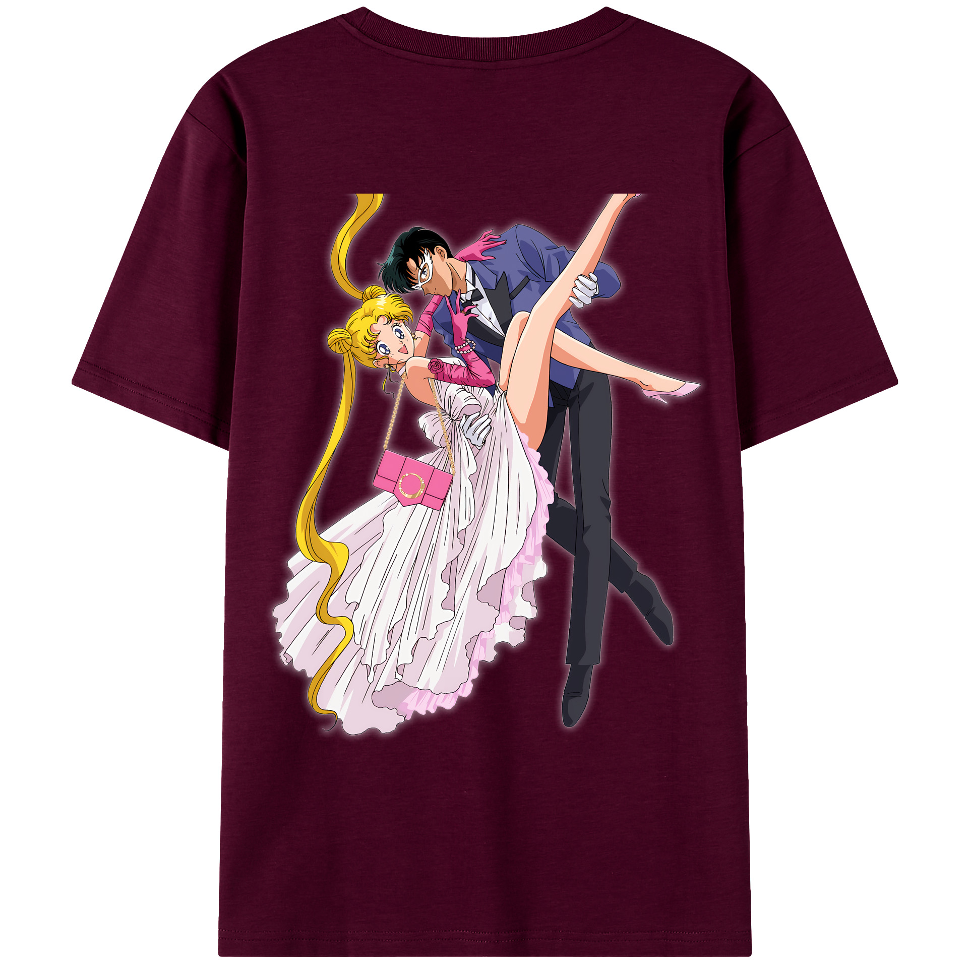 （画像用） 美少女戦士セーラームーン 愛野 美奈子 あいの みなこ Sailor Moon Aino Minako レディース半袖Tシャツ(バックプリント)
